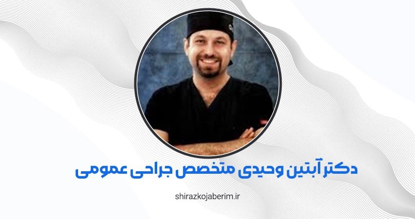 دکتر آبتین وحیدی متخصص جراحی عمومی و فلوشیپ جراحی لاپاراسکوپی شیراز
