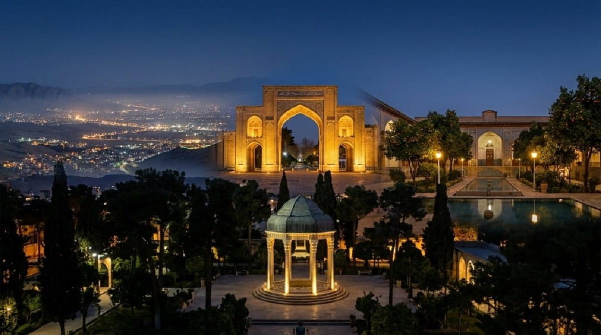بهترین جاهای دیدنی شیراز در شب